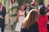 Rod Stewart singing at a marriage in Las Vegas